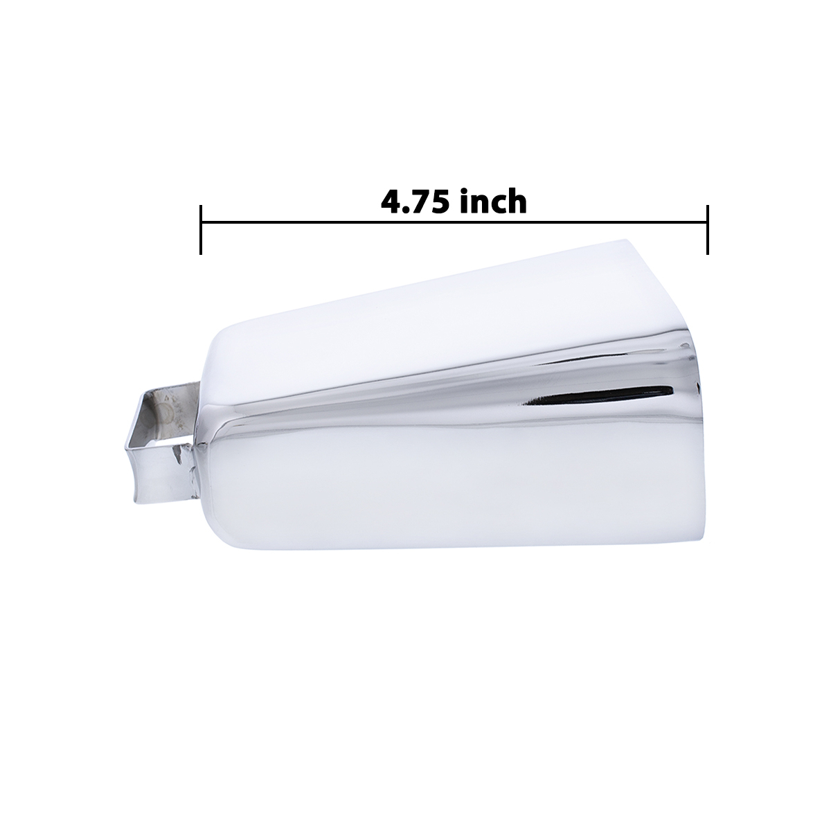 4-3/4" Chrome Cow Bell - Thumbnail 8