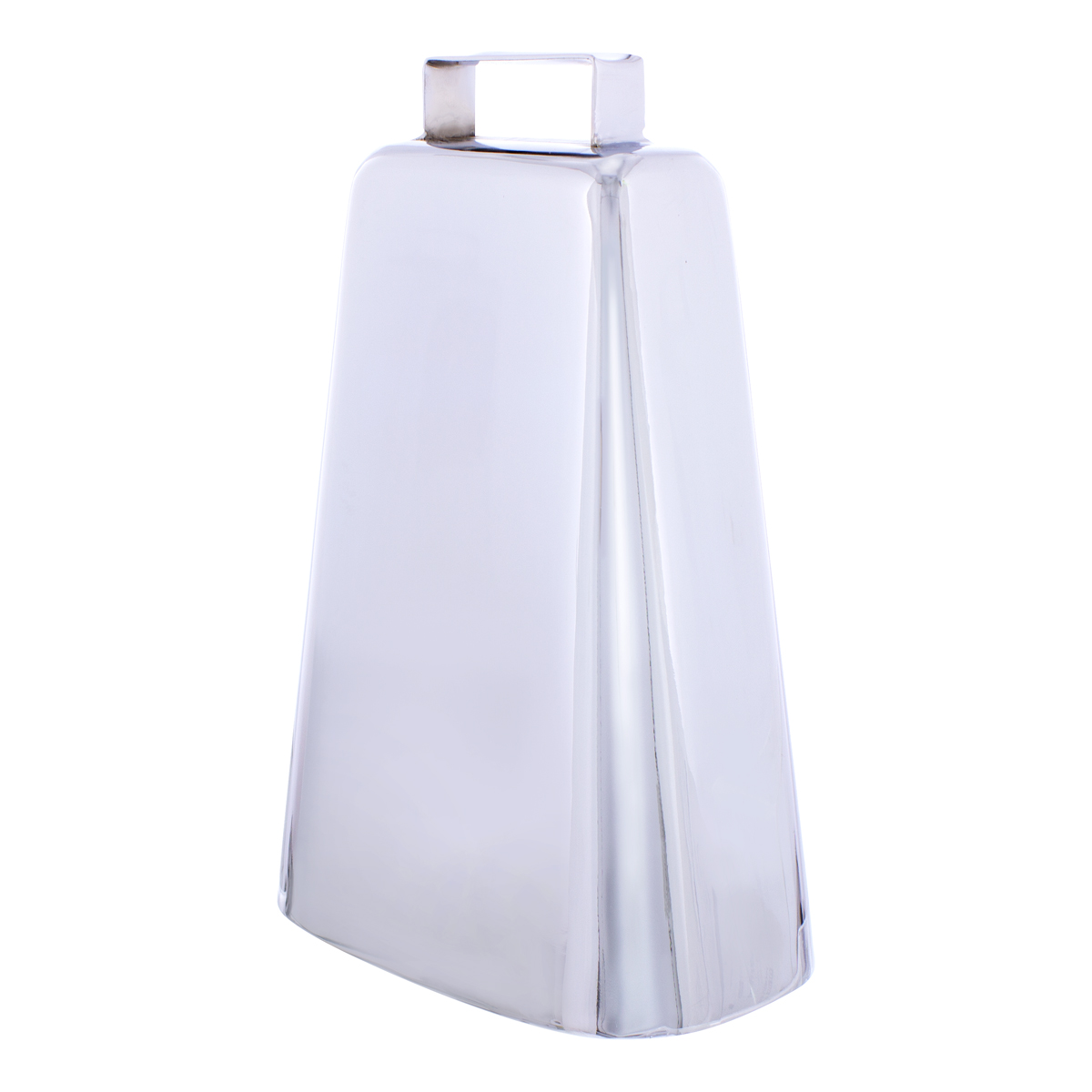 6-3/4" Chrome Large Cow Bell - Thumbnail 2