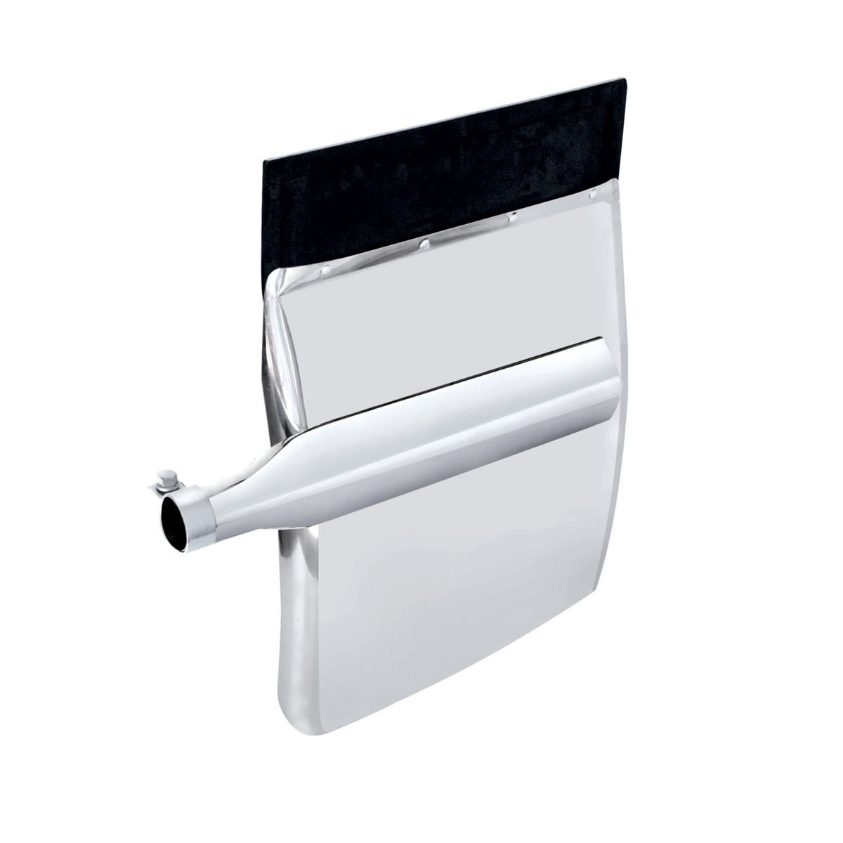 24" X 24" Stainless Quarter Fender Set - Triangle Bracket - Thumbnail 4