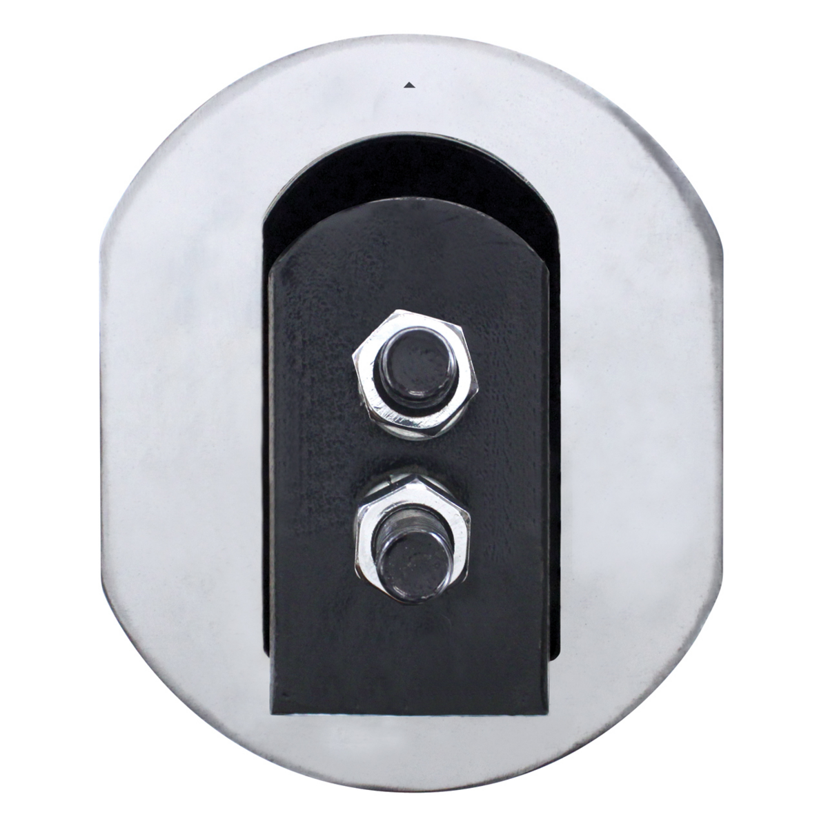 30" Chrome Heavy Duty Mud Flap Hangers - 1-1/8" Bolt Pattern (Pair) - Thumbnail 6