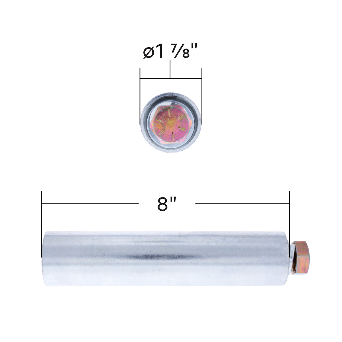 8" Quarter Fender Mounting Post (Pair) - Thumbnail 7
