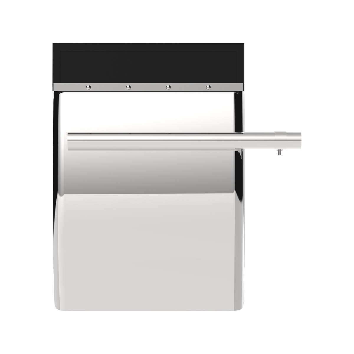 24" X 27" 430 Stainless Quarter Fender With Tube Bracket Set (Pair) - Thumbnail 3