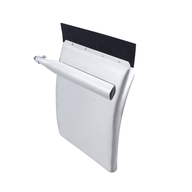 24" x 31" Stainless Quarter Fender Set - Triangle Bracket - Thumbnail 2