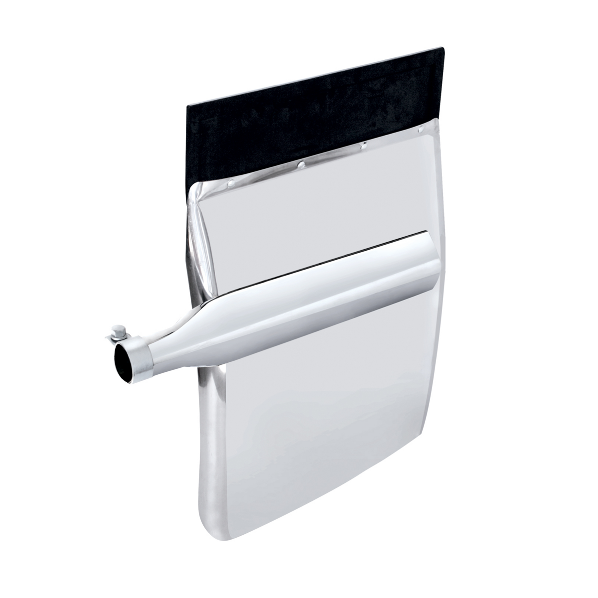 24" x 31" Stainless Quarter Fender Set - Triangle Bracket - Thumbnail 4