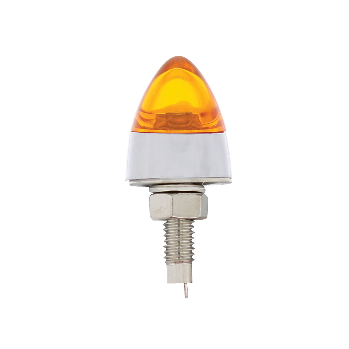 LED Bullet License Plate Fastener - Amber (2-Pack) - Thumbnail 3