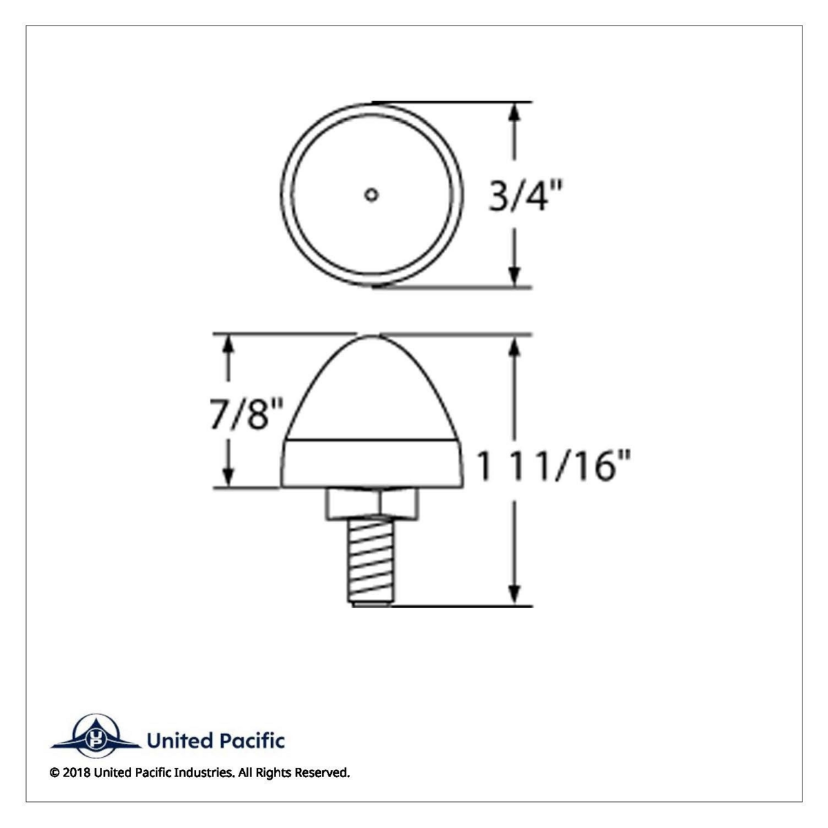LED Bullet License Plate Fastener - Amber (2-Pack) - Thumbnail 7