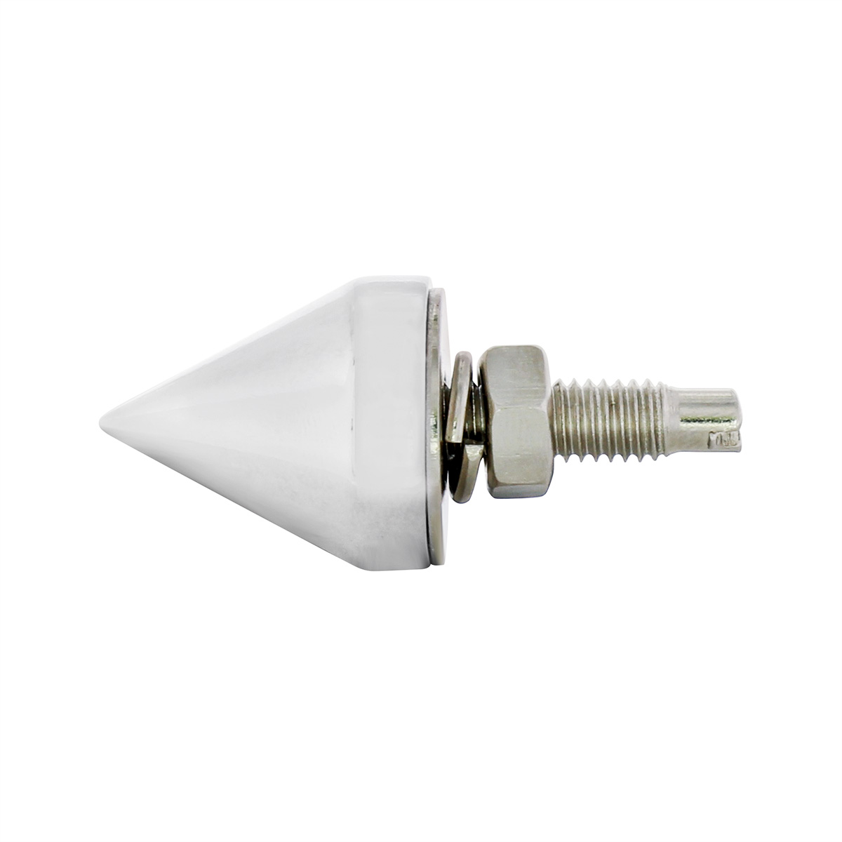 Chrome Spike License Plate Fastener (4-Pack) - Thumbnail 3