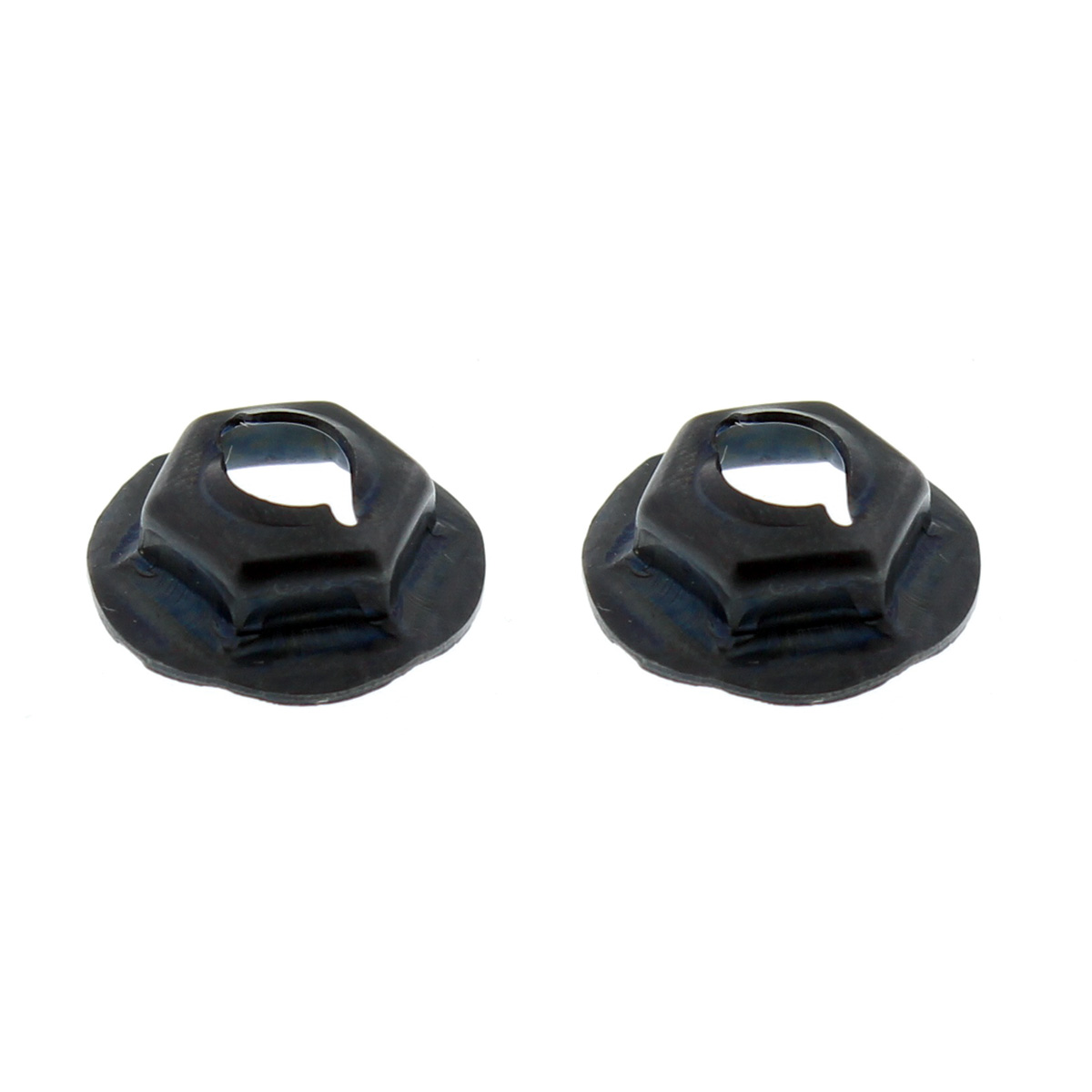 Chrome Die Cast Skull Emblem - Red - Thumbnail 4