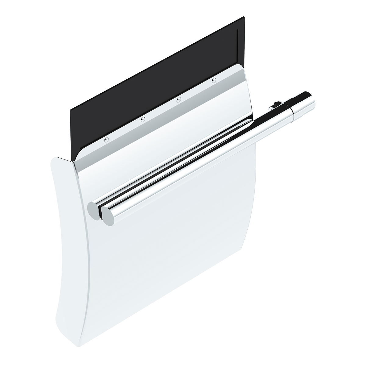 24" X 24" 430 Stainless Steel Quarter Fender With Tube Bracket Set - 4" Side Wall - Thumbnail 2