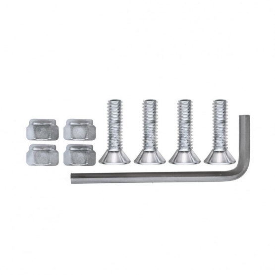 Chrome Grab Handle Mounting Hardware Kit