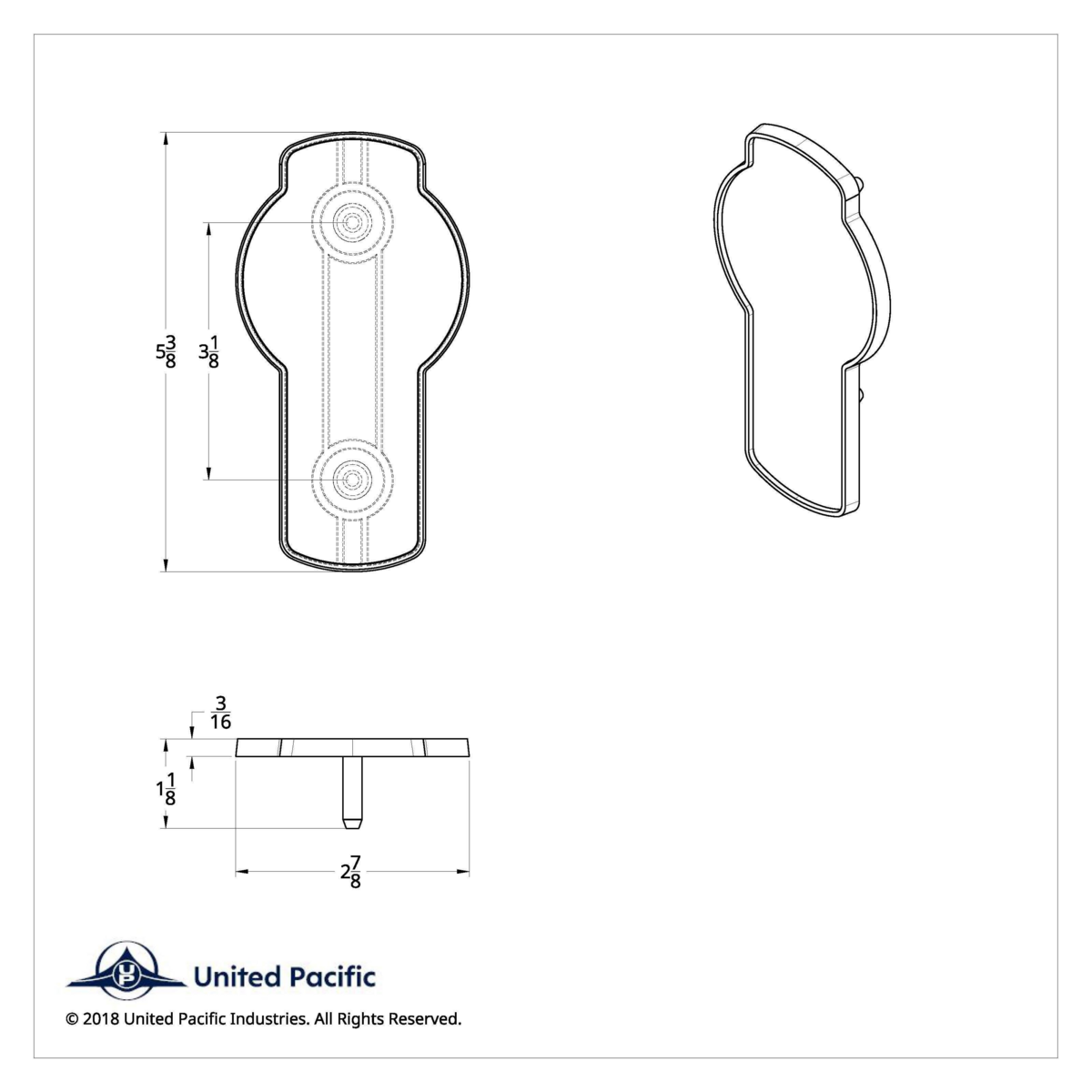 Chrome Die Cast Texas Flag Emblem - Thumbnail 6