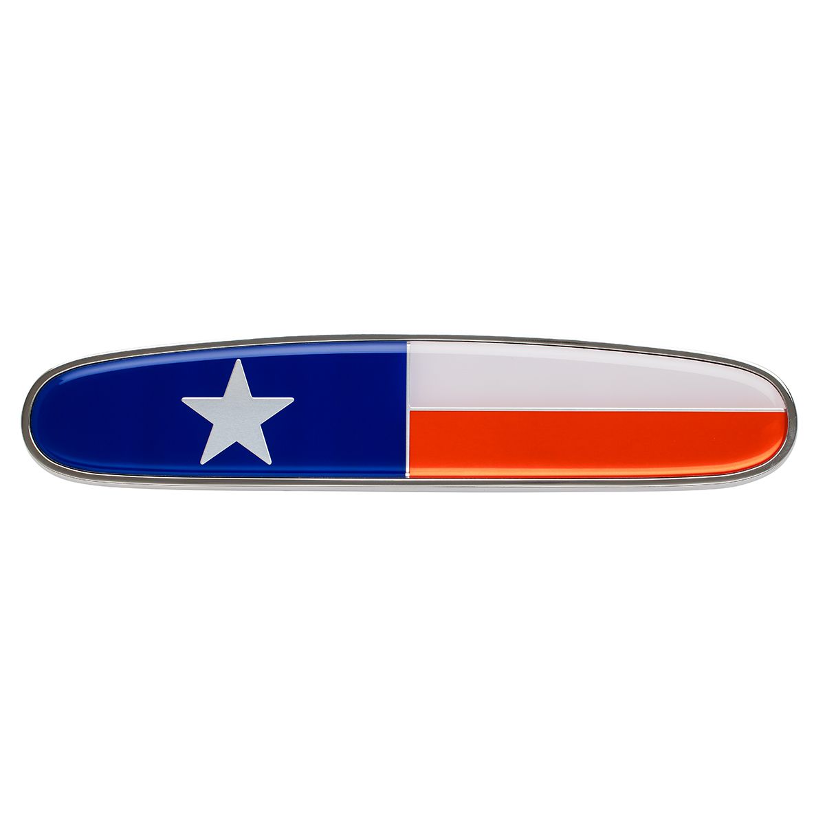 Chrome Die Cast Texas Flag Emblem For Freightliner Hood