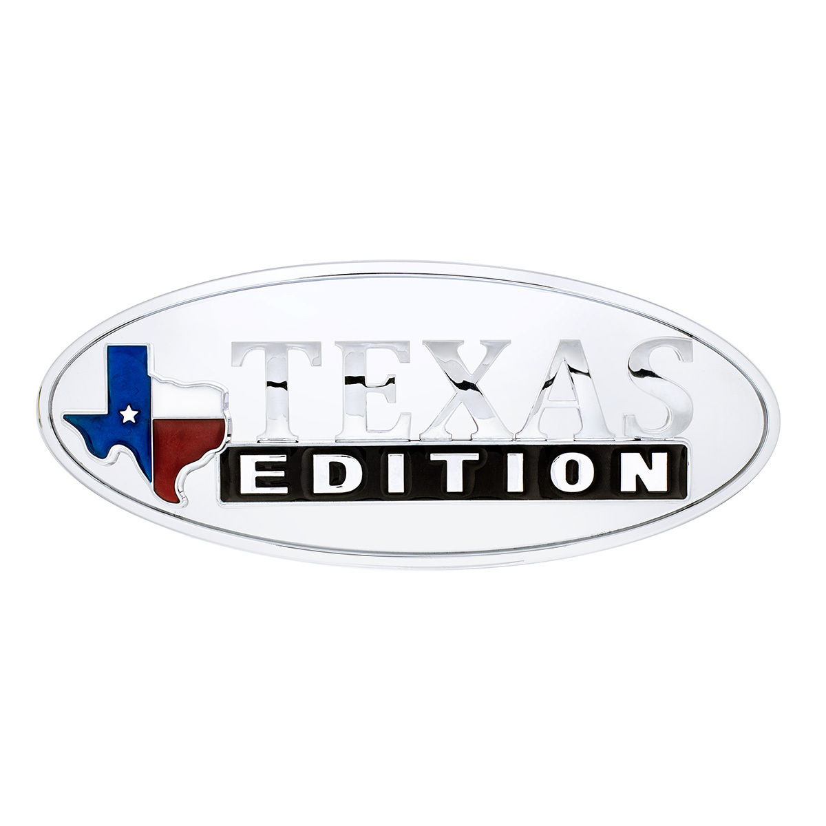 Chrome Die Cast Oval Emblem - "Texas Edition" - Thumbnail 8