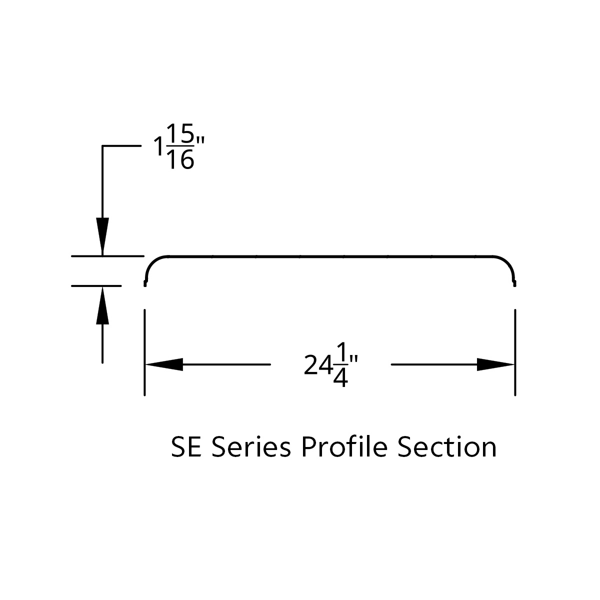 80" 430 Stainless Steel (16ga) Smooth Half Fender - SE Series (Pair) - Thumbnail 3
