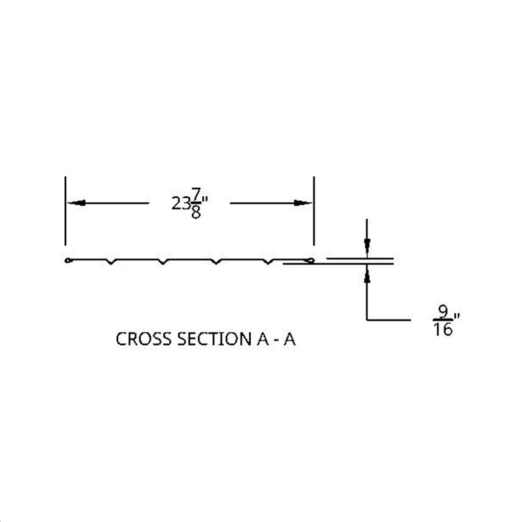 60" 430 Stainless Steel (16ga) Half Fender-SR Series (Pair) - Thumbnail 3