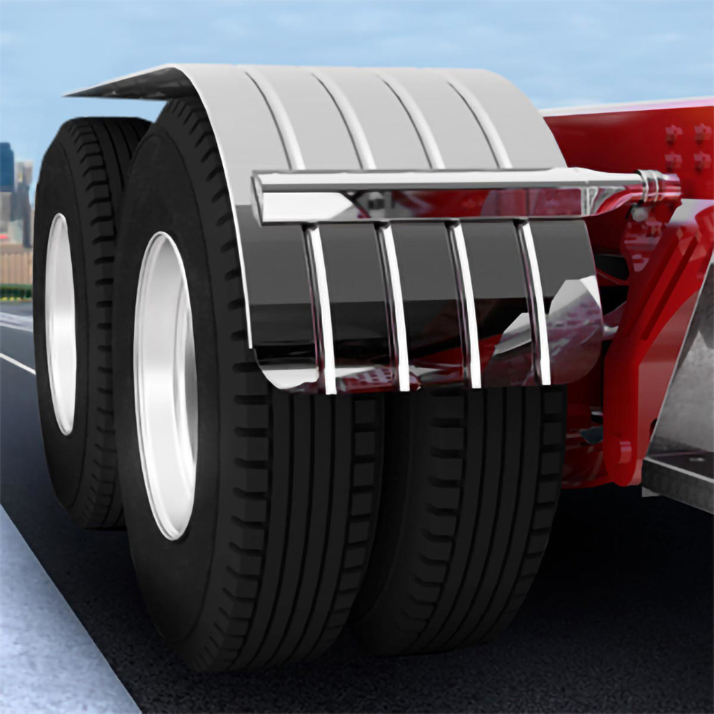 60" 430 Stainless Steel (16ga) Half Fender-SR Series (Pair) - Thumbnail 9