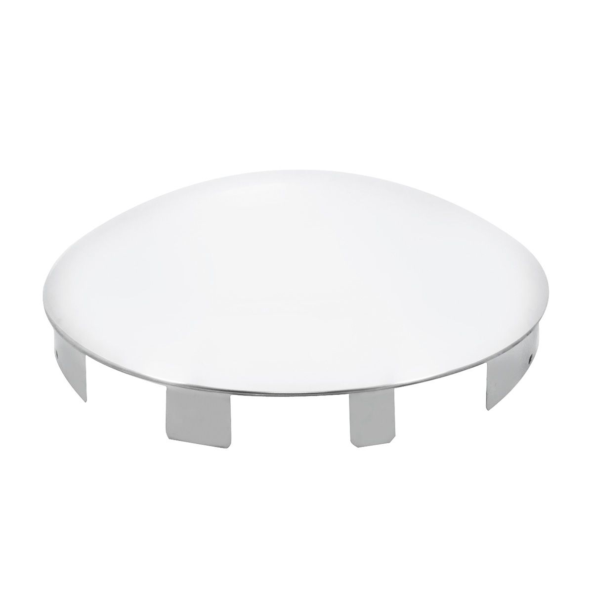 Universal Stainless Steel Dome Front Hubcap - 1" Lip