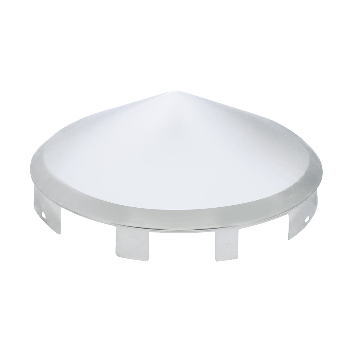 Universal Stainless Pointed Front Hubcap - 1" Lip - Thumbnail 4