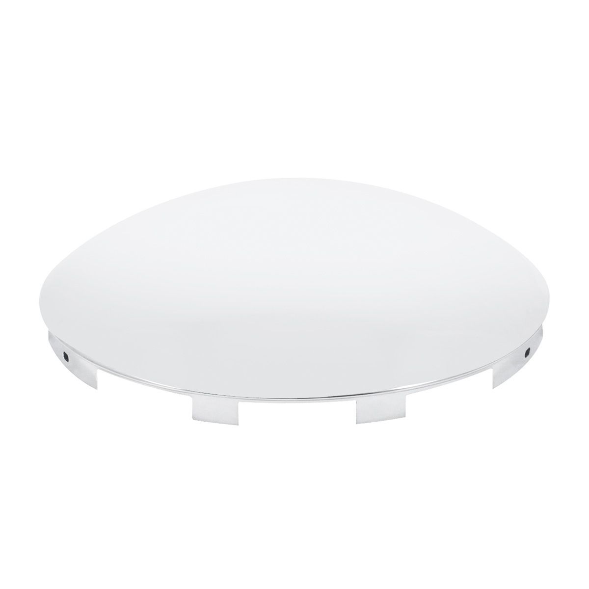 Universal Stainless Steel Dome Front Hubcap - 7/16" Lip