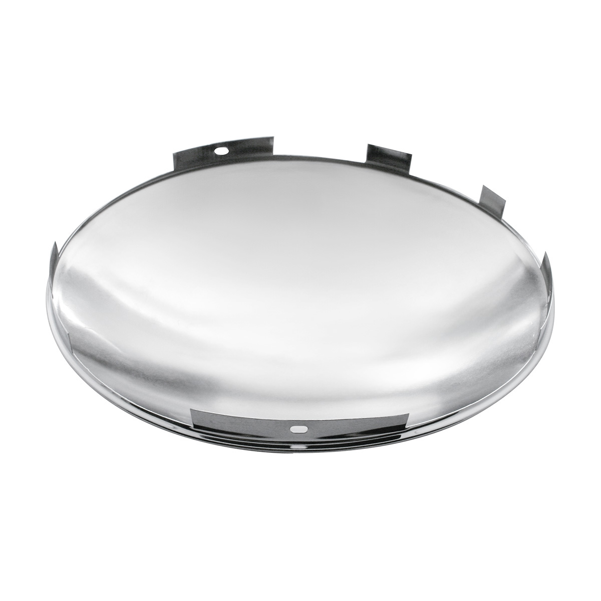 Universal Stainless Steel Dome Front Hubcap - 7/16" Lip - Thumbnail 3