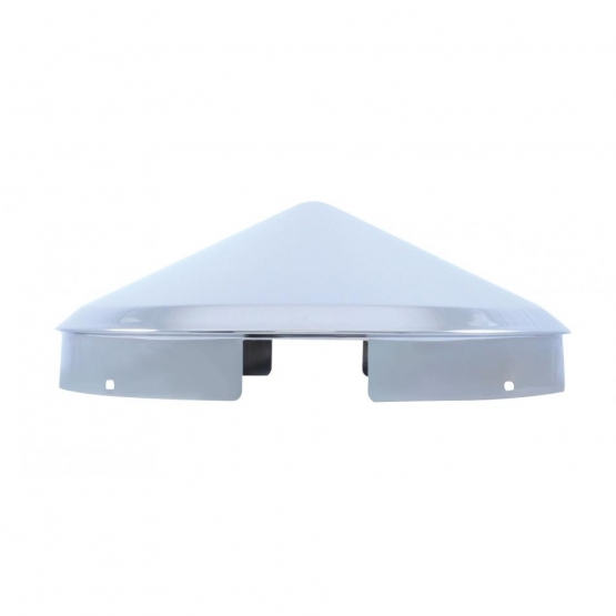 4 Even Notched Stainless Steel Pointed Front Hubcap - 1" Lip - Thumbnail 2