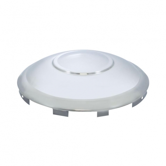 Universal Stainless Steel Classic Front Hubcap - 7/16" Lip