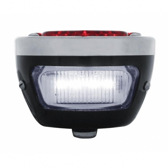 LED Black "DUO Lamp" Tail Light For Motorcycle - Thumbnail 2