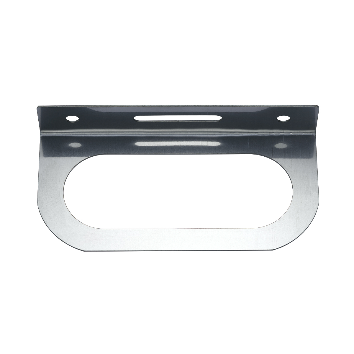 Stainless Light Bracket With Single Oval Light Cutout - Thumbnail 4