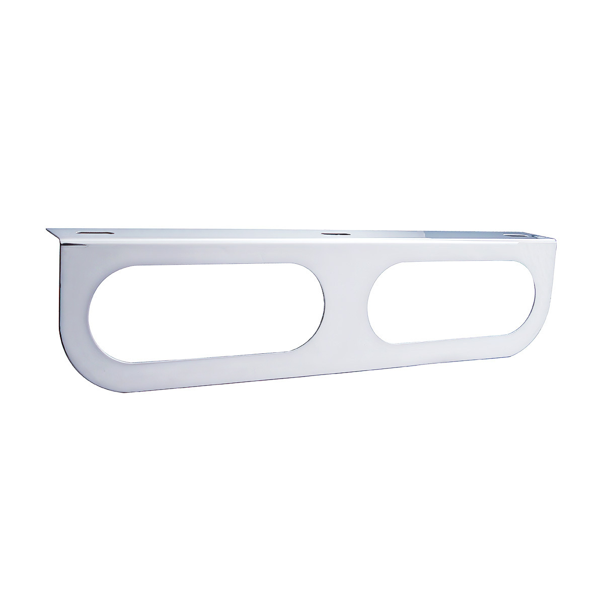 Stainless Light Bracket With 2X Oval Light Cutouts - Thumbnail 3