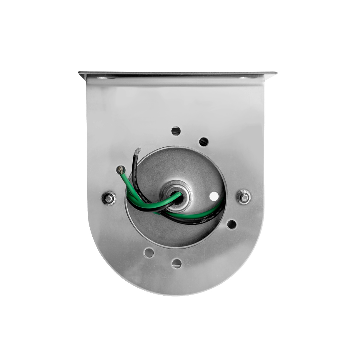 Dual Function Glass Watermelon Light With Stainless Steel Light Bracket Kit With LED Bulb-Amber LED/Clear Lens - Thumbnail 6