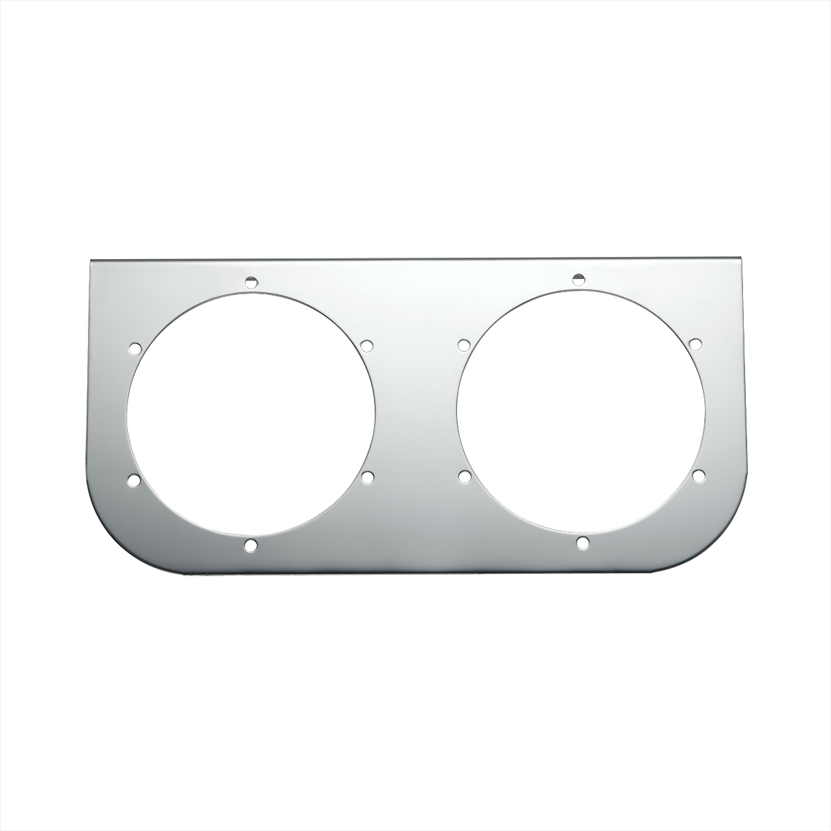 Stainless Light Bracket With 2X 4" Light Cutouts - Thumbnail 5
