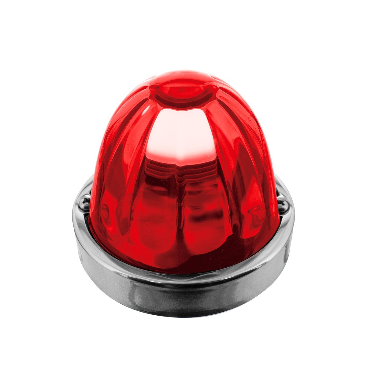Glass Watermelon Flush Mount Kit - Red