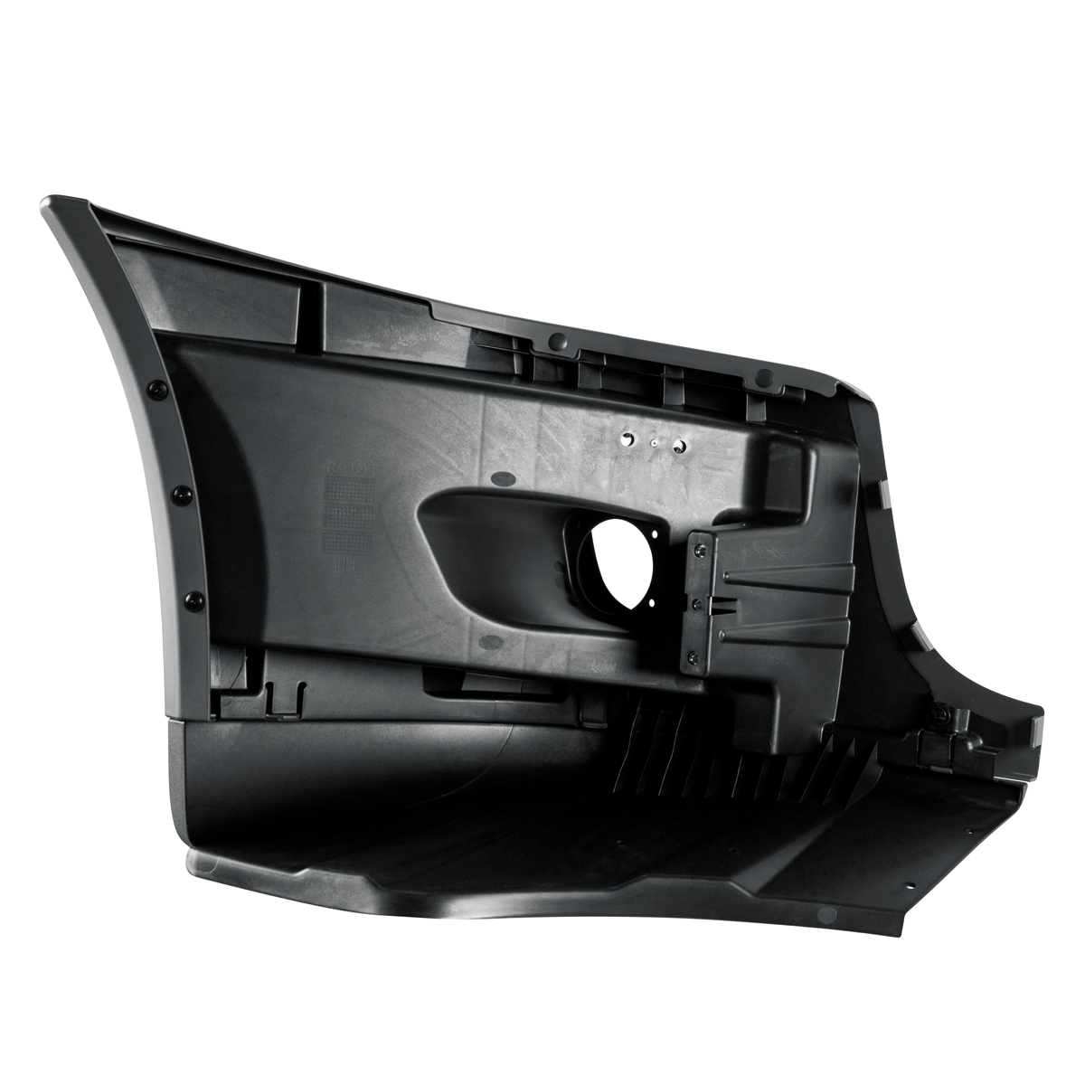 Bumper End Assembly With Fog Light Hole For 2008-2017 Freightliner Cascadia - Driver - Thumbnail 3
