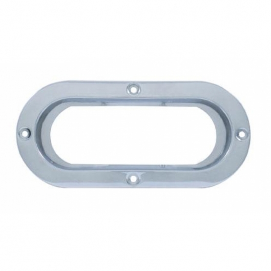 Stainless 6" Oval Mounting Flange (Bulk) - Thumbnail 2