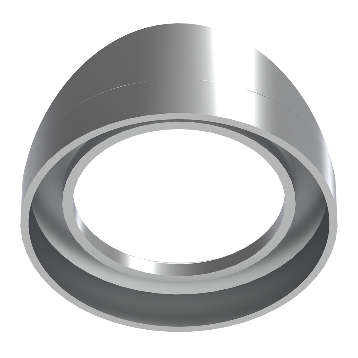 Chrome Plastic Small Gauge Bezel With Visor For 1996-2010 Freightliner Century - Thumbnail 4