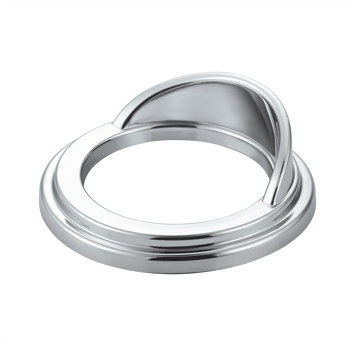 Chrome Small Gauge Bezel With Visor For Freightliner - Thumbnail 3