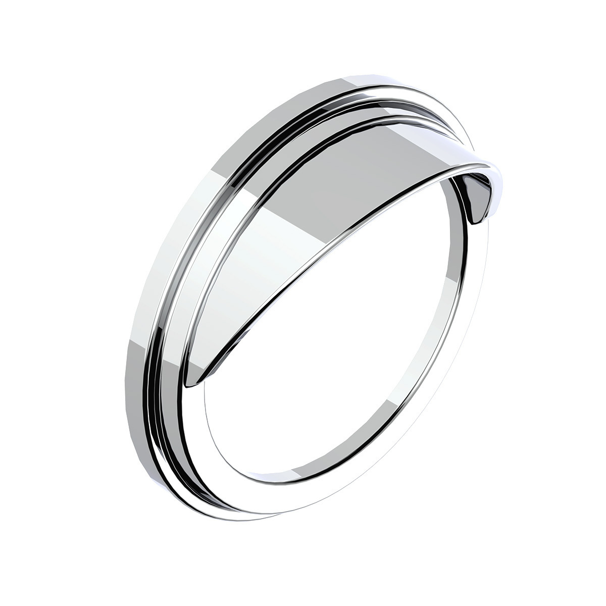 Chrome Plastic Pyrometer Gauge Bezel With Visor For Freightliner -Classic Design - Thumbnail 6