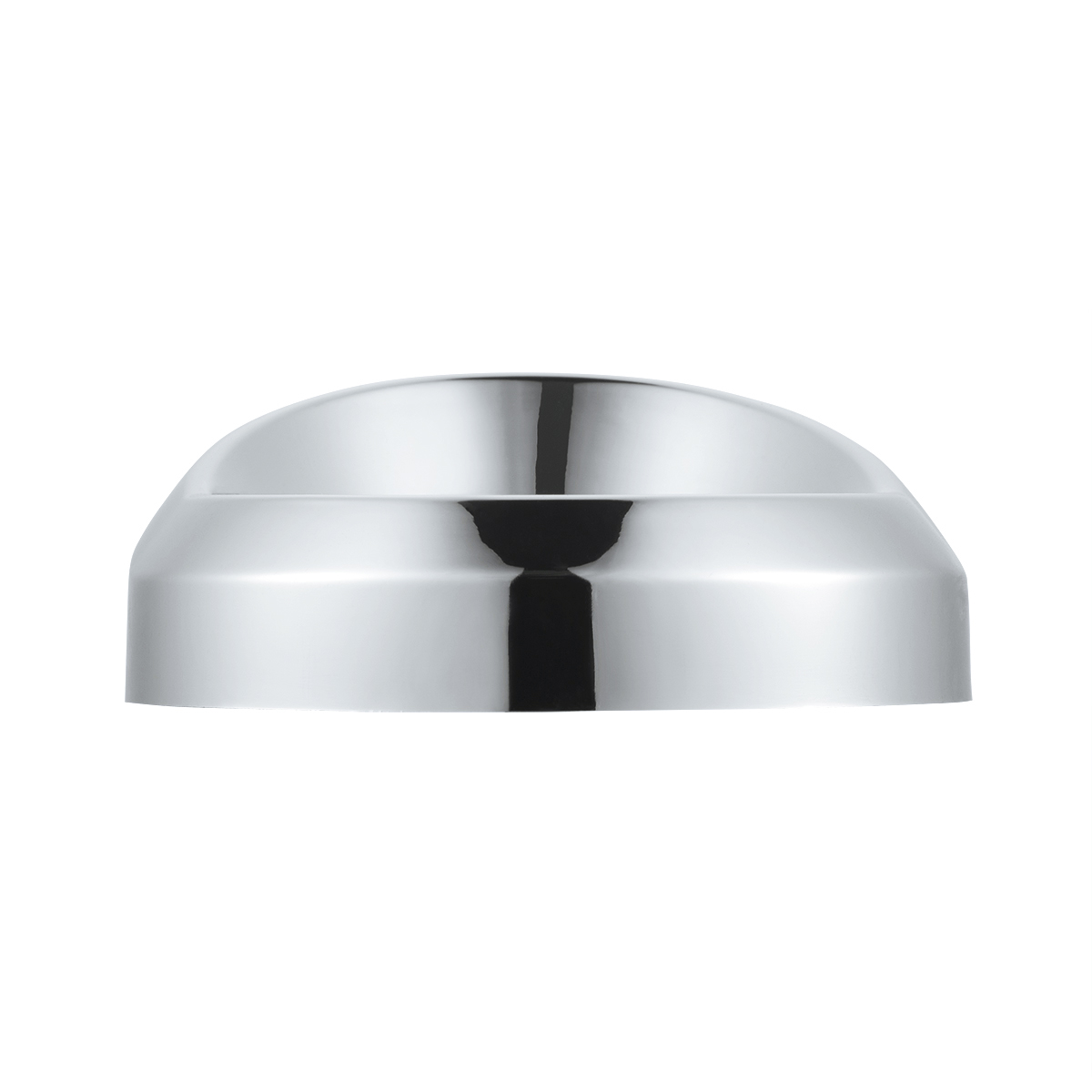 Chrome Plastic Small Gauge Bezel With Visor - Thumbnail 5