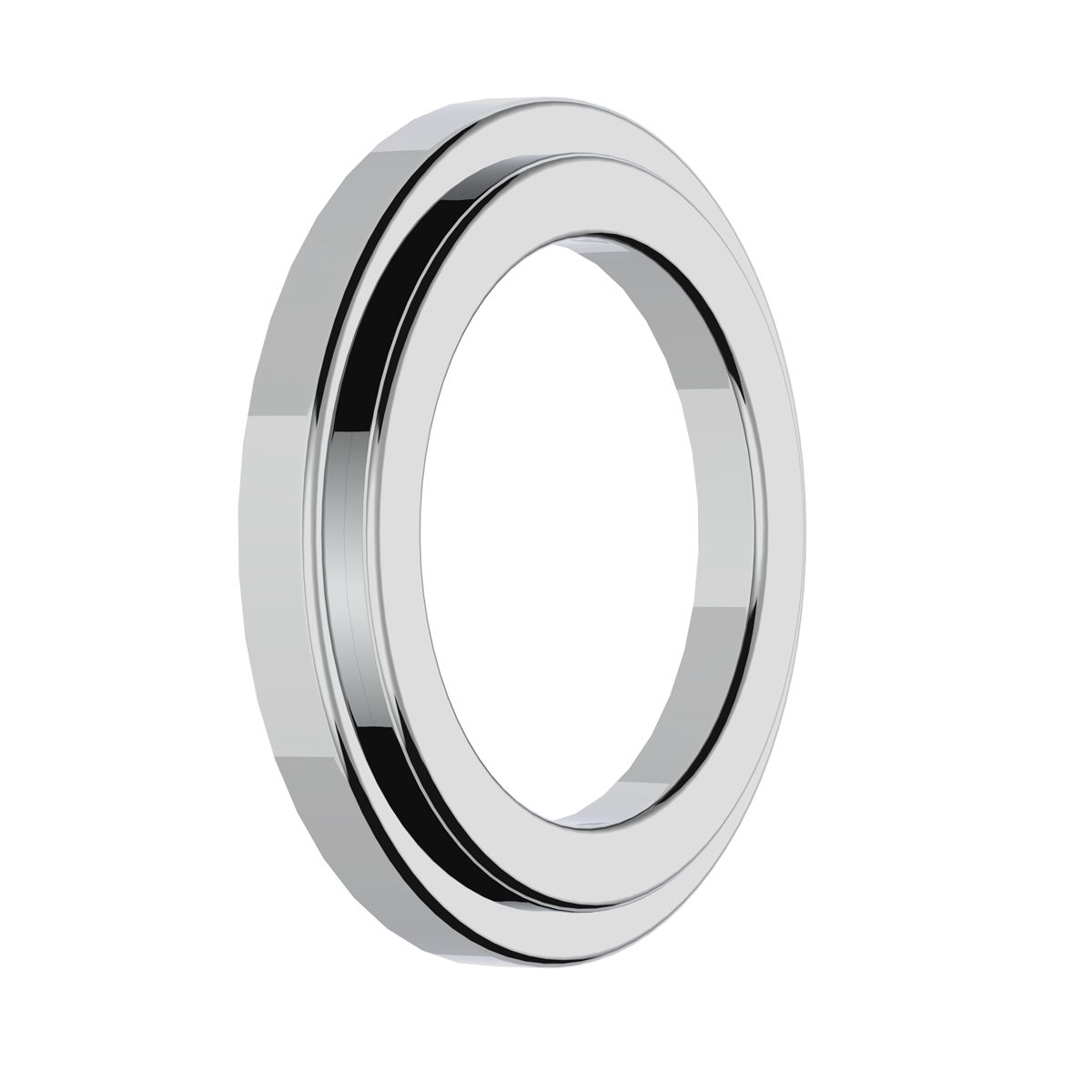 Chrome Plastic Small Gauge Bezel Without Visor For Freightliner