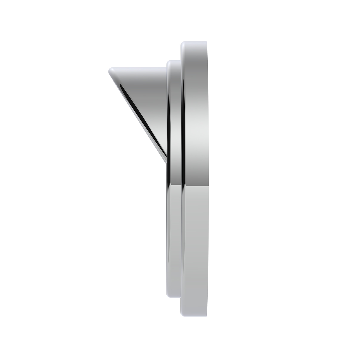 Chrome Plastic Small Gauge Bezel With Visor For Freightliner - Thumbnail 3