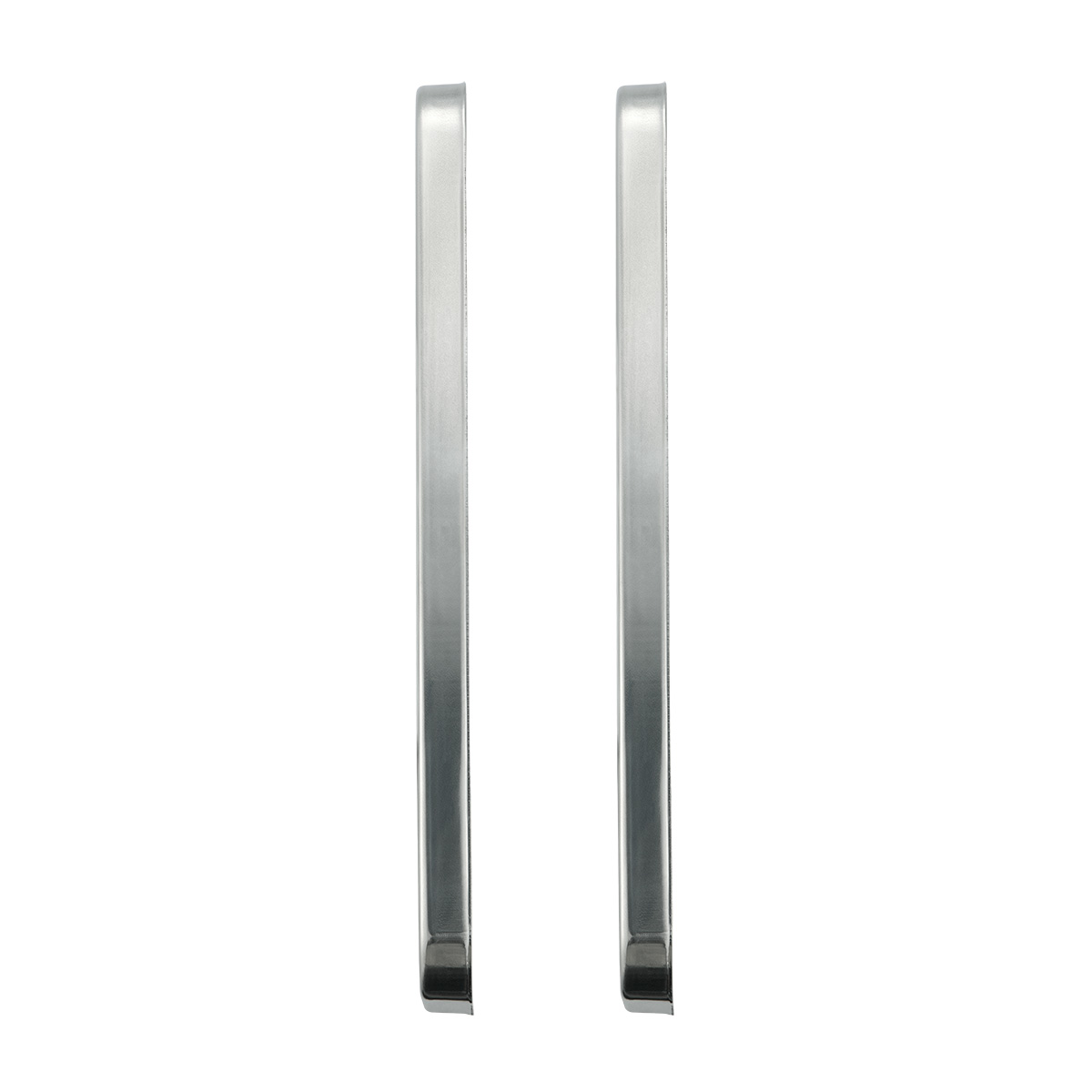 Freightliner Stainless Vent Door Cover - Plain (Card of 2) - Thumbnail 2