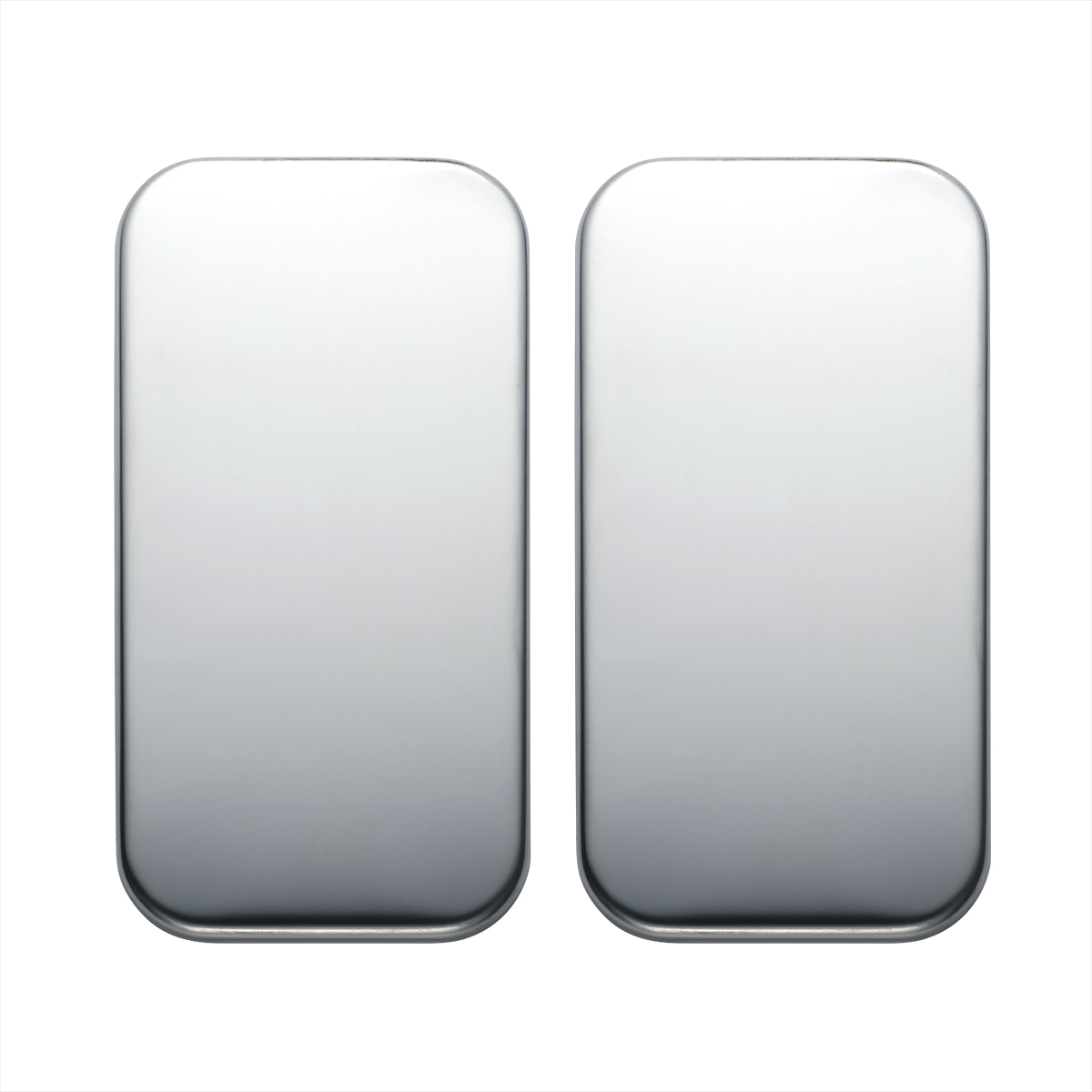 Freightliner Stainless Vent Door Cover - Plain (Card of 2) - Thumbnail 4