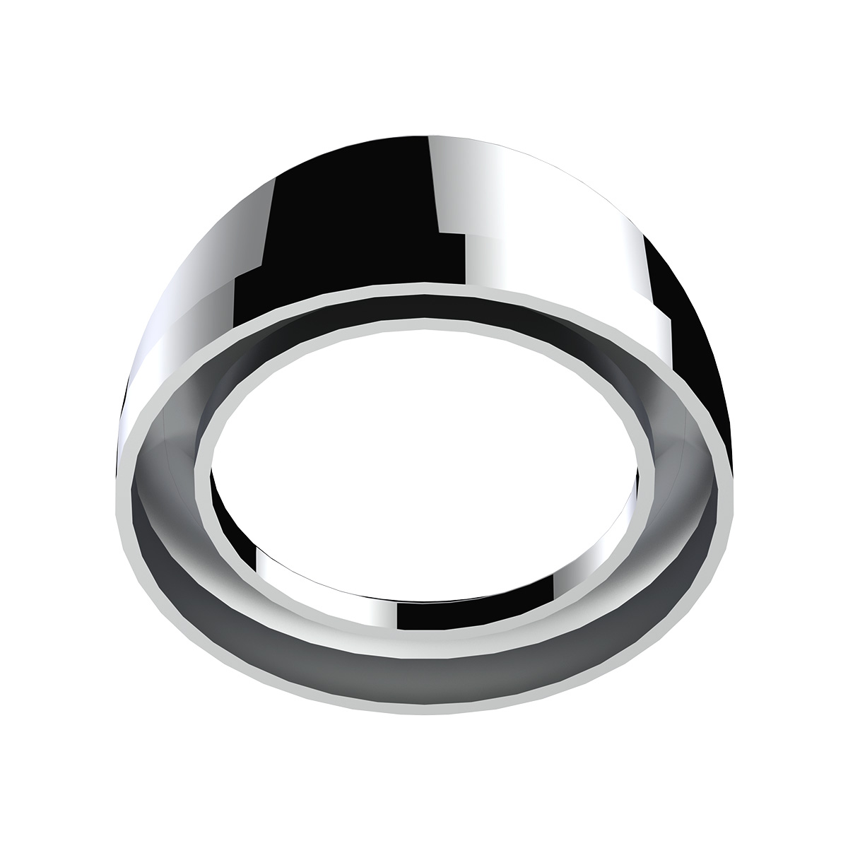 Small Gauge Bezel With Visor For 2006+ Peterbilt - Thumbnail 4