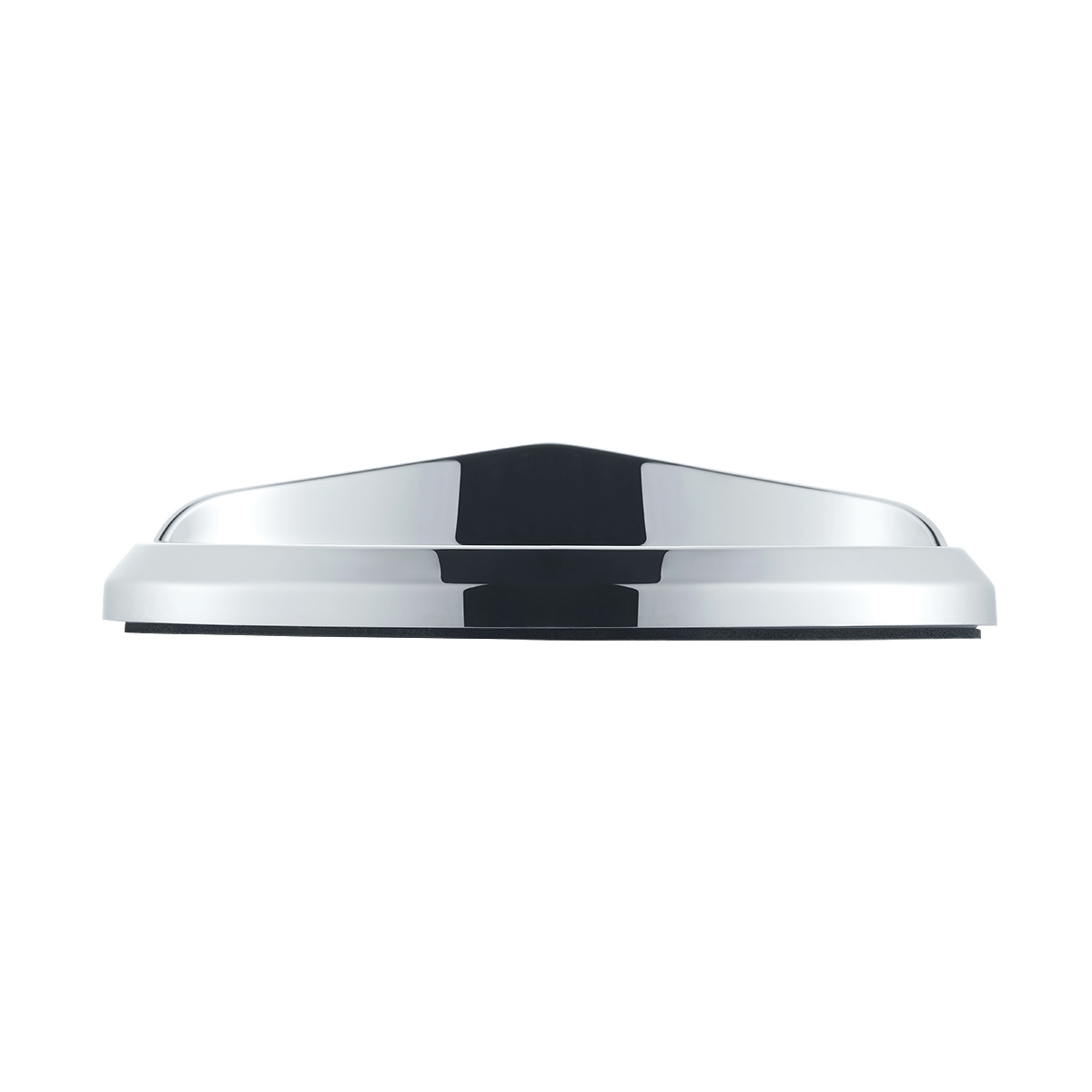 Chrome Plastic Bezels With Visor For 3" X 1-1/8" Peterbilt Door Emblem (Card of 2) - Thumbnail 4