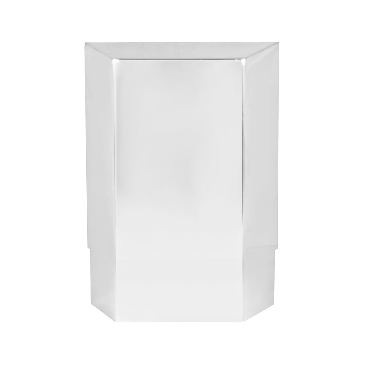 Stainless Steel Peterbilt Sleeper Shock Cover - Thumbnail 3