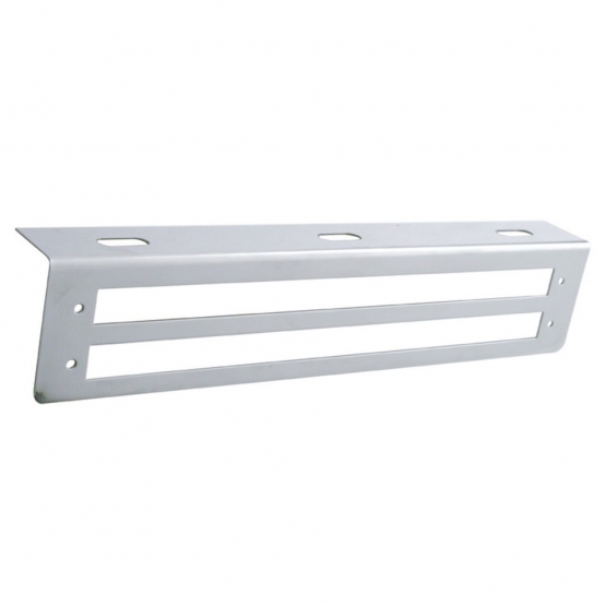 12-3/4" Stainless Light Bracket With 2X 12" Light Cutout