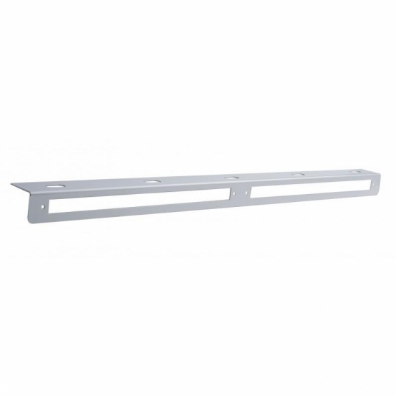 25-5/16" Stainless Light Bracket With Two 12" Light Bar Cutouts (Bulk)
