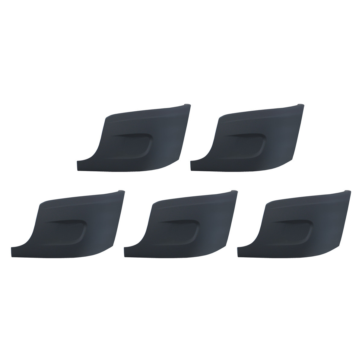 Bumper End Without Fog Light Hole For 2008-2017 Freightliner Cascadia - Driver (Box Of 5) - Thumbnail 3