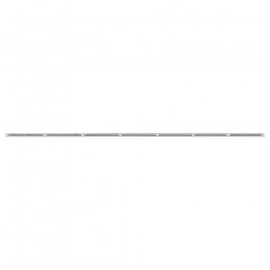 94" Stainless Light Bracket With 7X 14 LED 12" Light Bars - Blue LED/Clear Lens