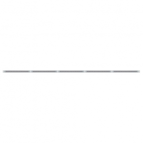 94" Stainless Light Bracket With 5X 23 SMD LED 17-1/4" Light Bars & Bezels - Red LED/Clear Lens